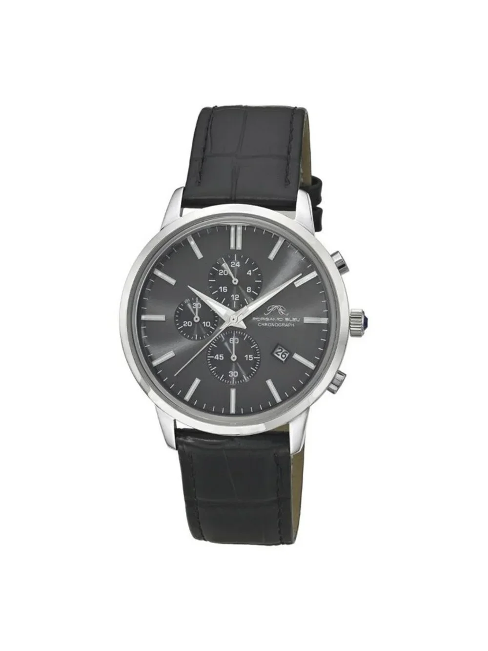 NWT Porsamo Bleu Aura Chronograph Grey Dial Men's Watch